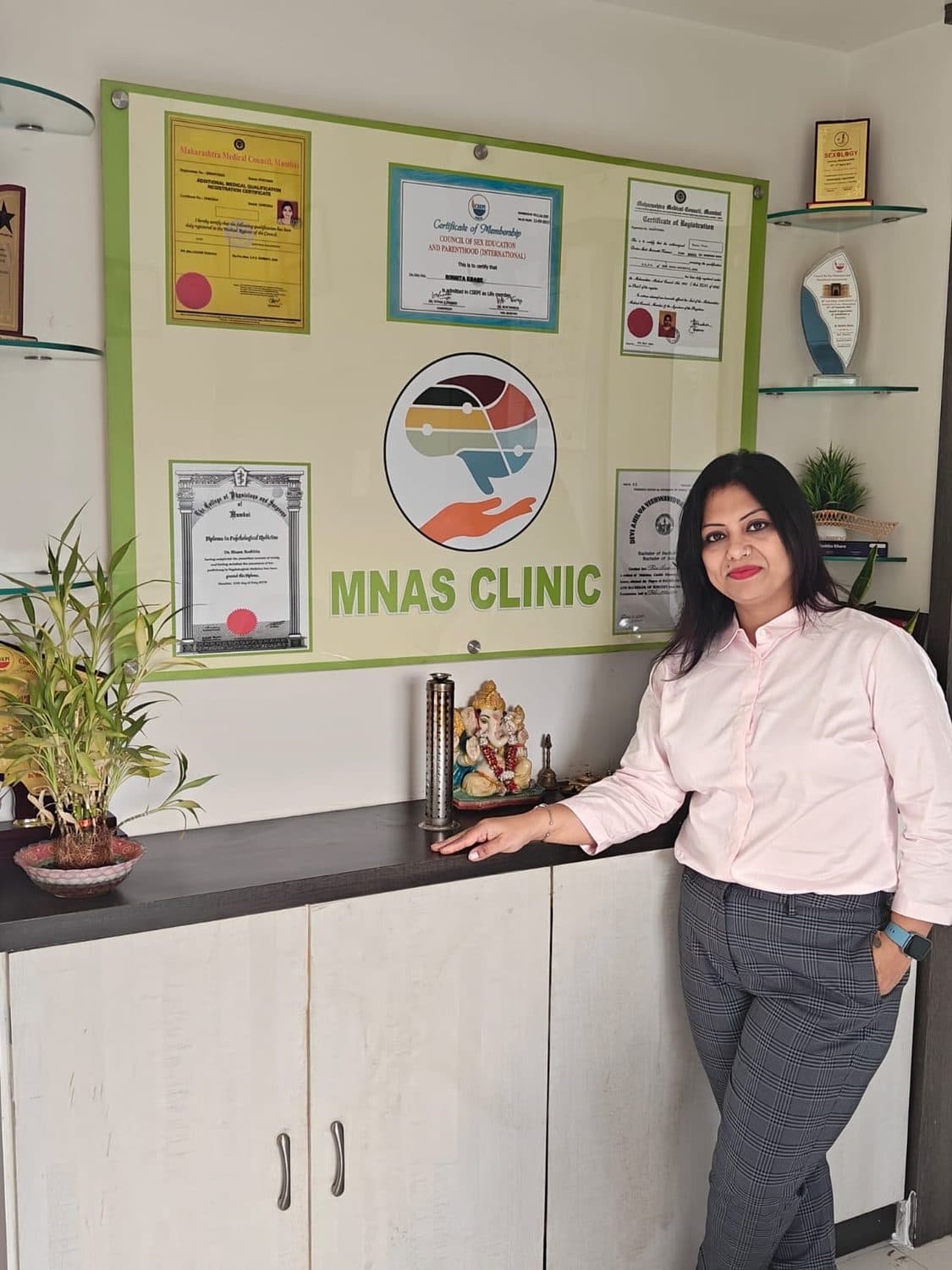 Dr. Roshita Khare, sexologist and psychiatrist at MNAS Clinic, Baner, Pune