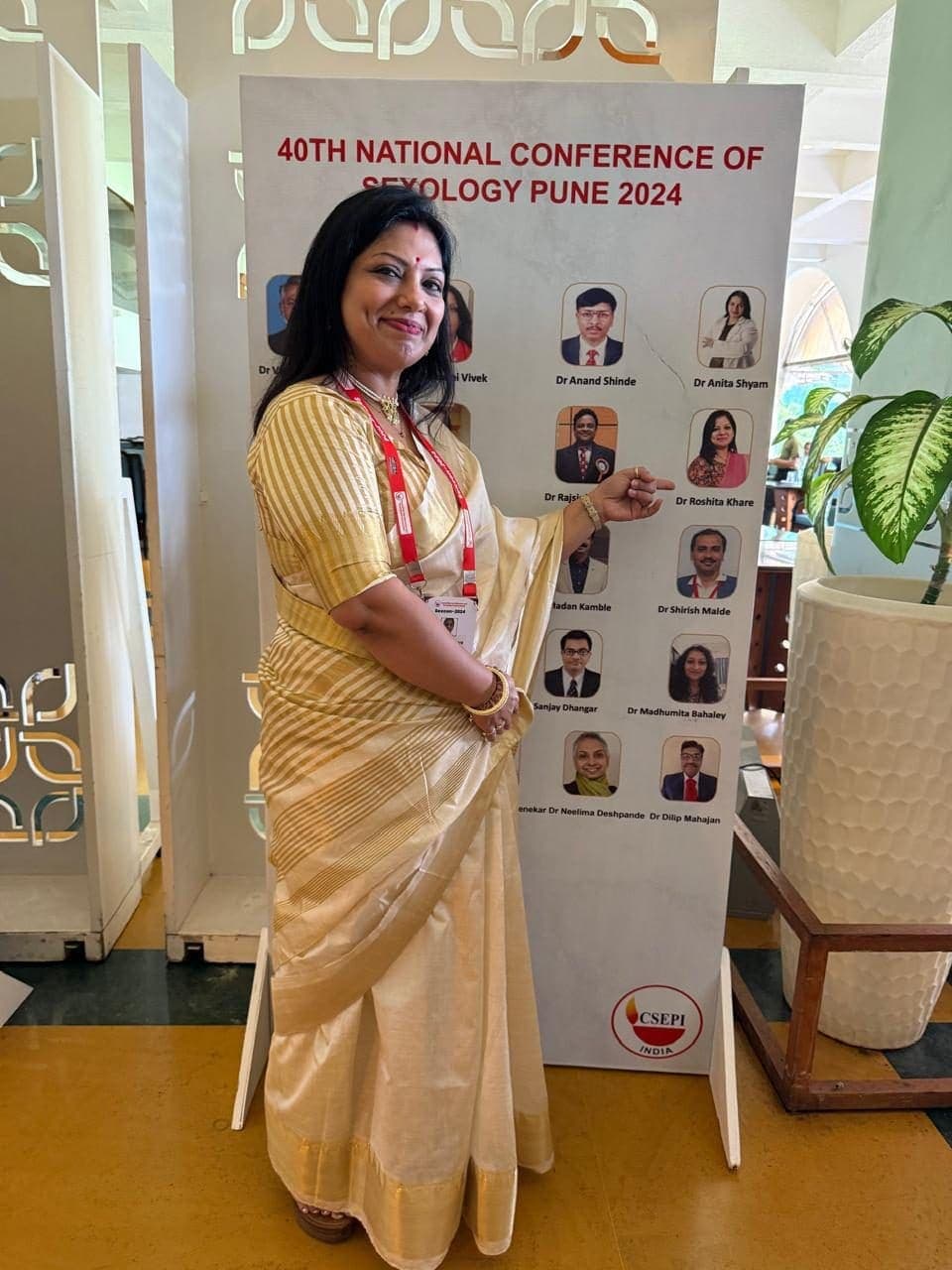 Dr. Roshita Khare at the 40th National Conference of Sexology, Pune 2024