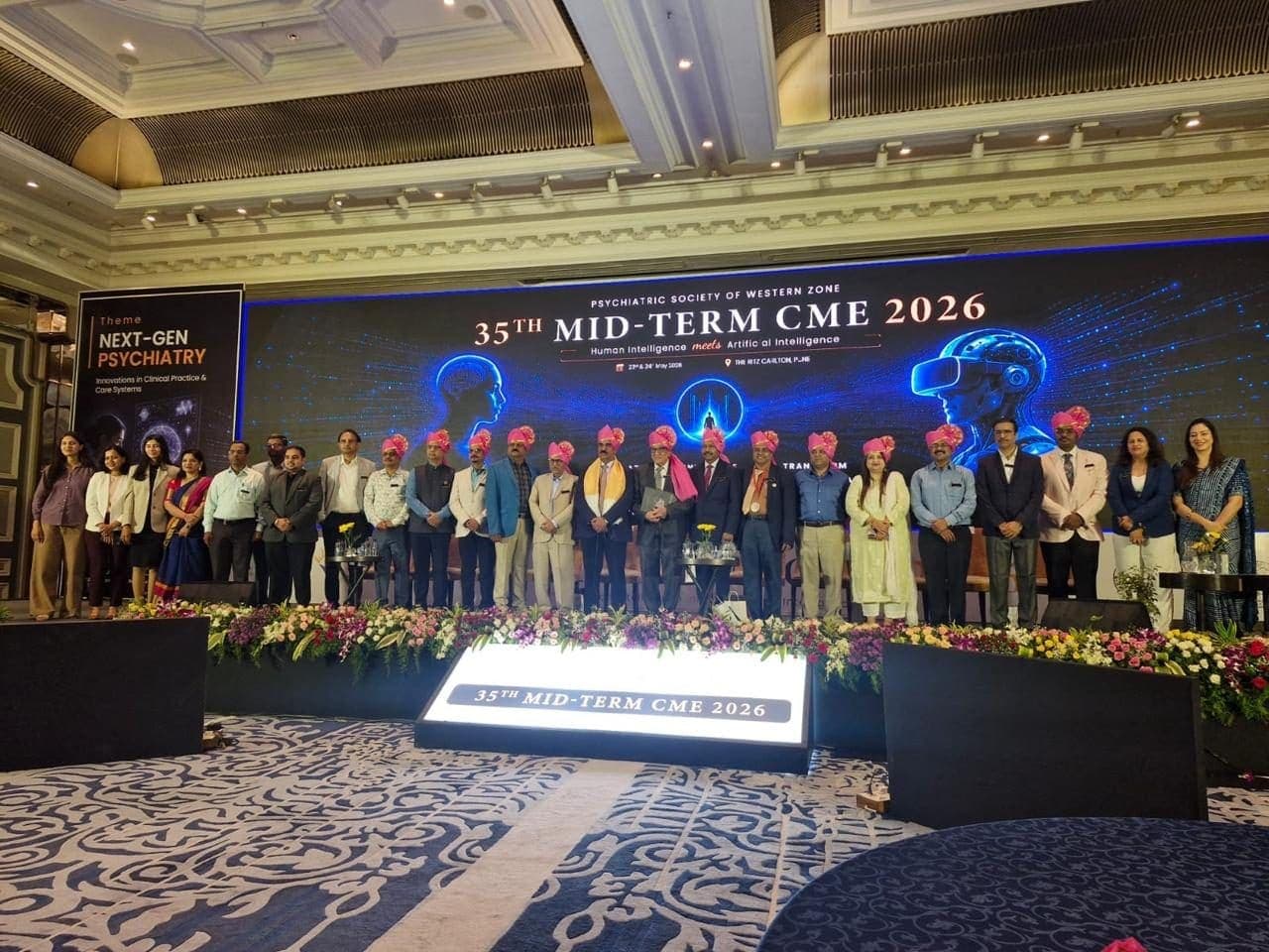 Faculty group at the 35th Mid-Term CME, Psychiatric Society of Western Zone