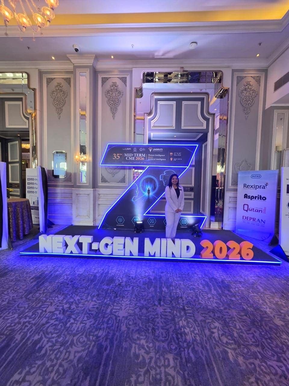 Dr. Roshita Khare at NEXT-GEN MIND 2026 psychiatry conference