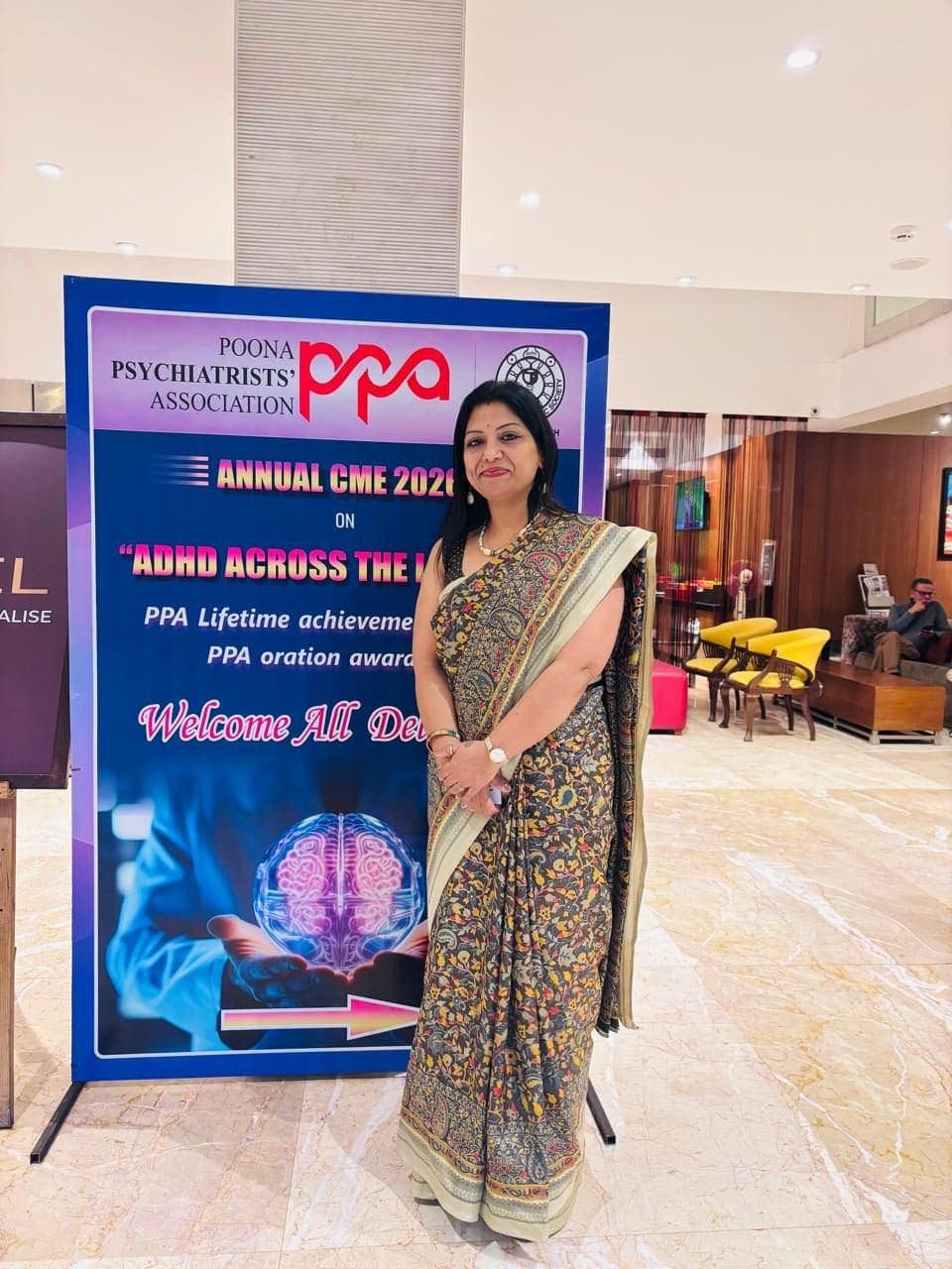Dr. Roshita Khare at the Pune Psychiatrists Association Annual CME